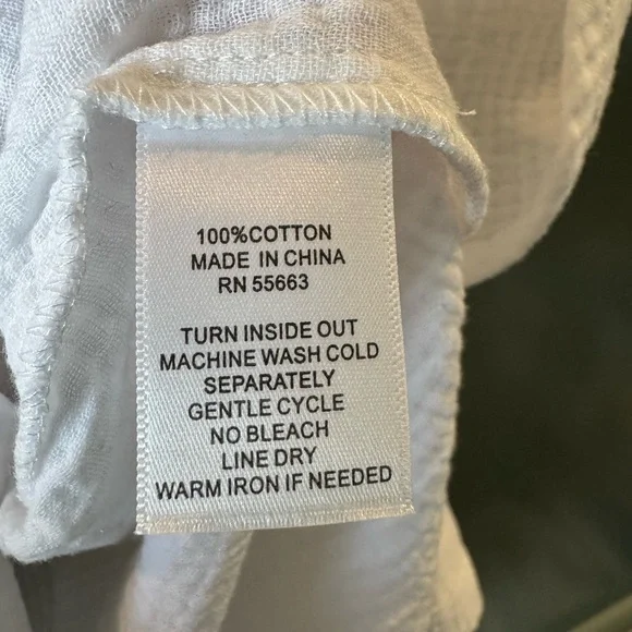 NWT Jones New York White Textured Tunic - Picture 5 of 6